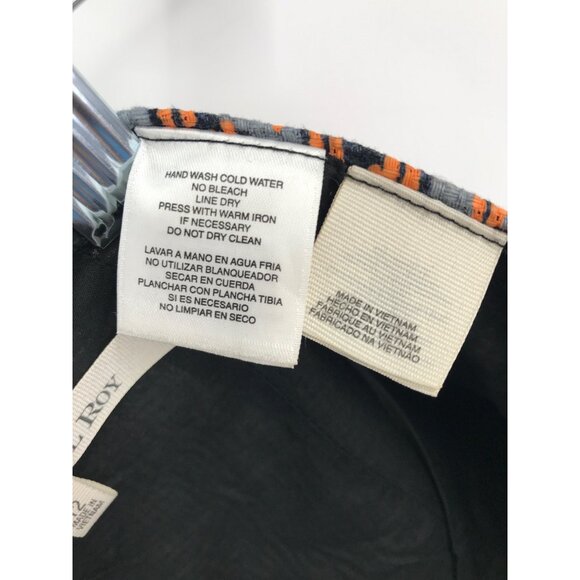 Rachel Roy Textured Cotton Skort Short Gray Orange Size 12 - Picture 6 of 6